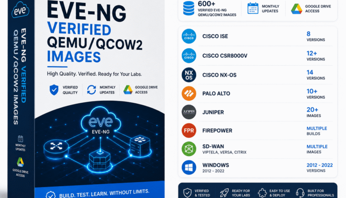 EVE-NG Qemu/Qcow2 Images Collection