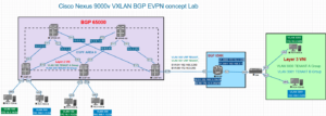 Cisco Nexus 9000v VXLAN BGP EVPN concept Lab
